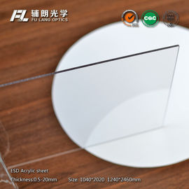 China De lichtgewichtdouane sneed dik Acrylbladen 18mm voor voor de Elektronische Comités van de Materiaaltoegang leverancier
