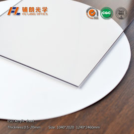 China hoge 24mm polijsten acrylblad esd het acrylblad op de schermen van de lassenveiligheid toepast leverancier